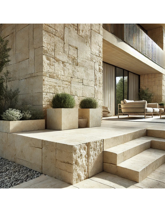 Travertino Romano Rock Face – Stone Casa